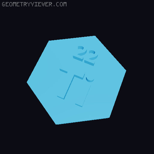 The truly periodic table of elements 3D model thumbnail