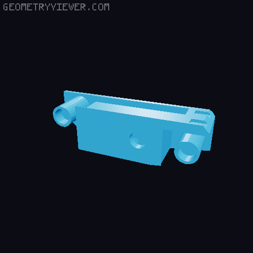 40mm frame parts 3D model thumbnail