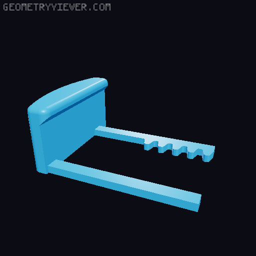 phone surface mount for car 3D model thumbnail