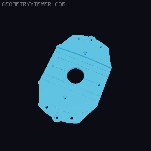Printable Lazy Suzan & Planetary Gear Vise Open Ball XL 3D model thumbnail