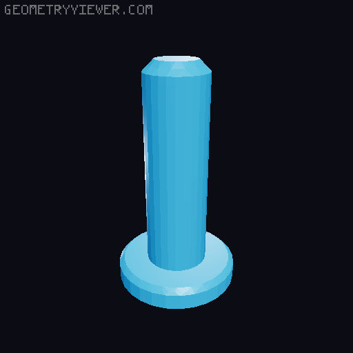 Auto Clip Fender Liner Trim 3D model thumbnail