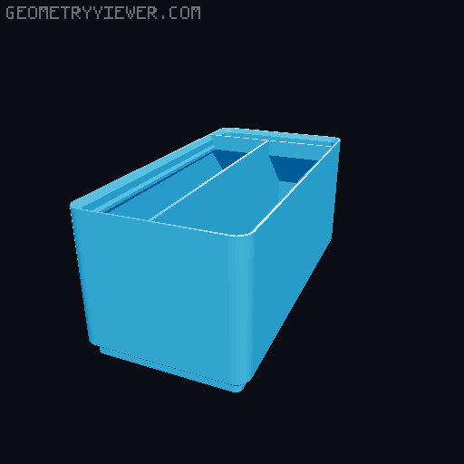 Gridfinity Bin Generator 3D model thumbnail