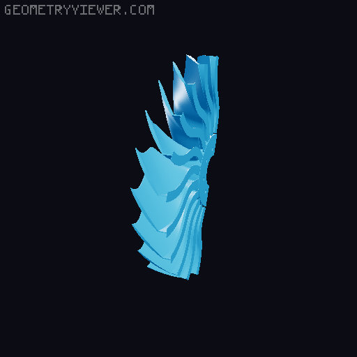 3D Printable Jet Engine 3D model thumbnail