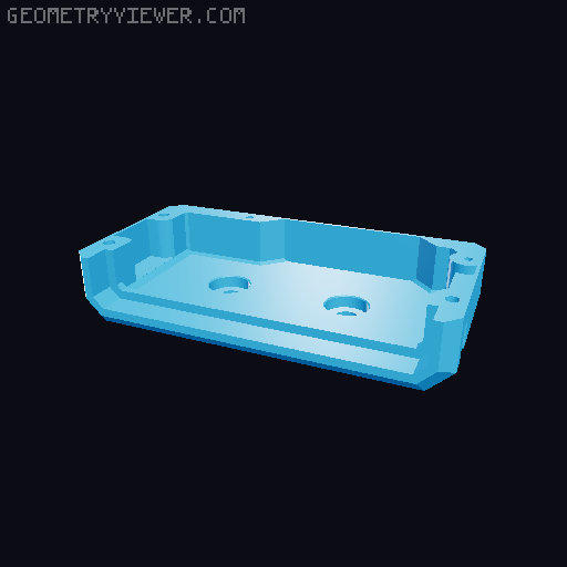 Raspberry Pi Zero 2 W Case Rework for Octoprint (More Cooling) 3D model thumbnail