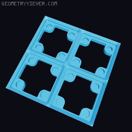 Pokemon Tube Holders V2 - Gridfinity 3D model thumbnail