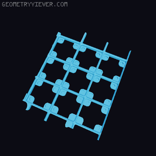 Systainer Mini Gridfinity (small + normal build plate) 3D model thumbnail