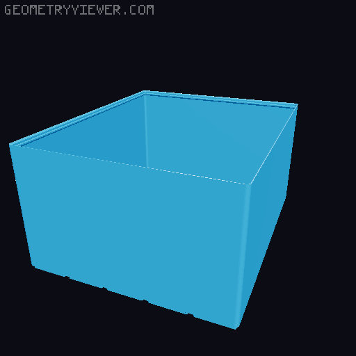Gridfinity cups height 18 (130mm) collection 3D model thumbnail