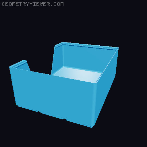 Gridfinity wall cutout collection 3D model thumbnail