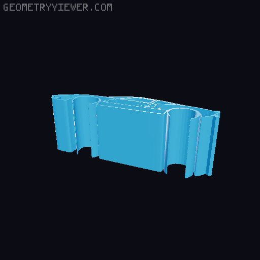Car silhouettes! different models 3D model thumbnail