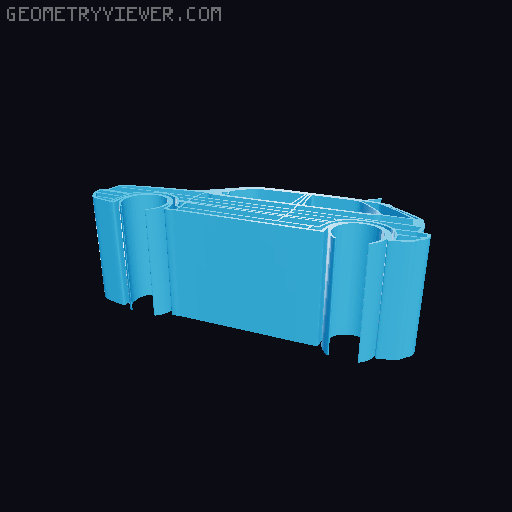 Car silhouettes! different models 3D model thumbnail