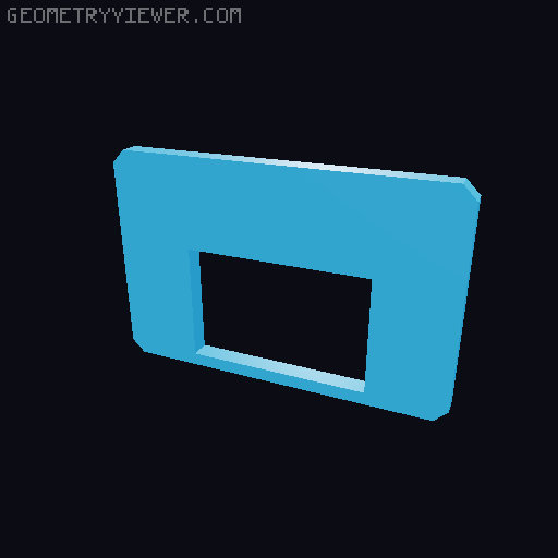 TOP LED Vision Enclosure 3D model thumbnail
