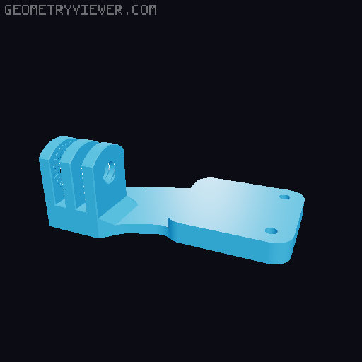 KP3S PRO | Cam Support 3D model thumbnail