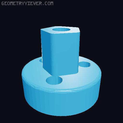 Tarmo5 D3536 alternate motor connector - mount 3D model thumbnail