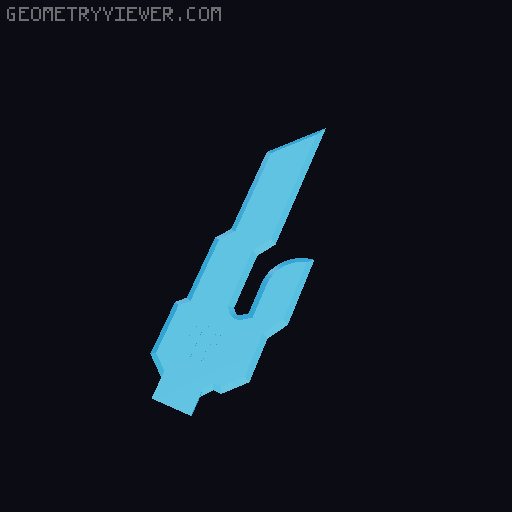 Inverted Spear of Heaven (Jujutsu Kaisen) 3D model thumbnail
