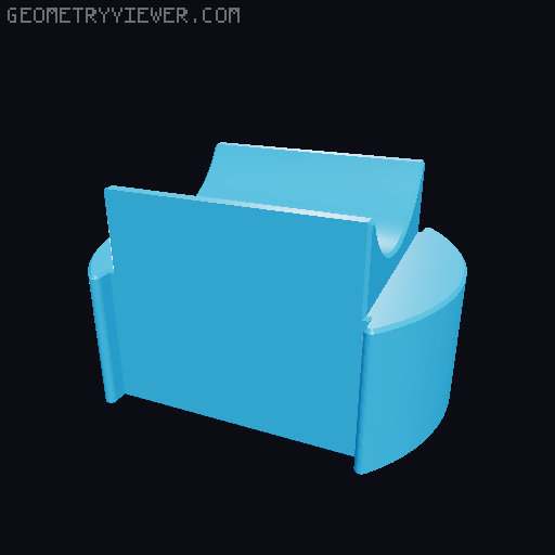 Sturdy soap and shampoo dish for your shower 3D model thumbnail