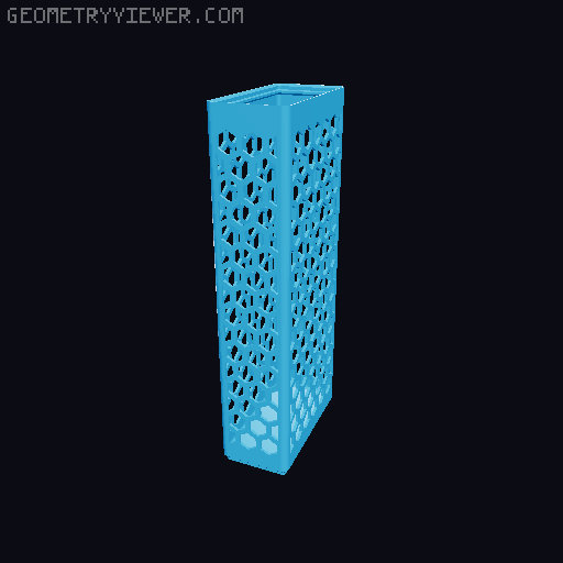 Gridfinity Hex Bins all sizes 3D model thumbnail