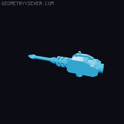 40mm attachments 3D model thumbnail