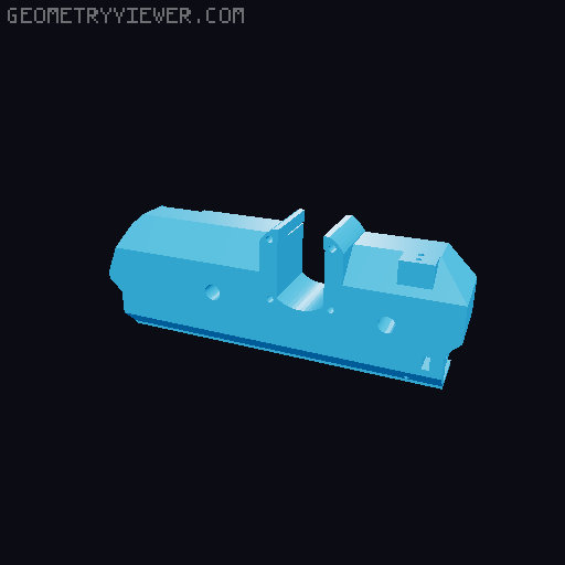 Rock Solid Milling Machine v.09 3D model thumbnail