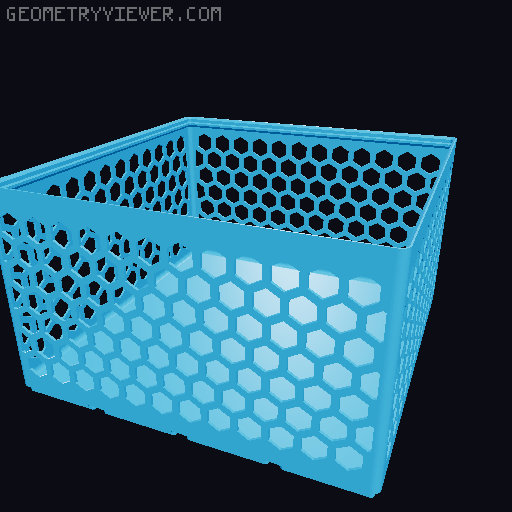 Gridfinity Hex Bins all sizes 3D model thumbnail