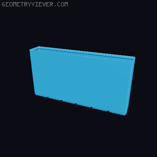 Gridfinity cups height 18 (130mm) collection 3D model thumbnail