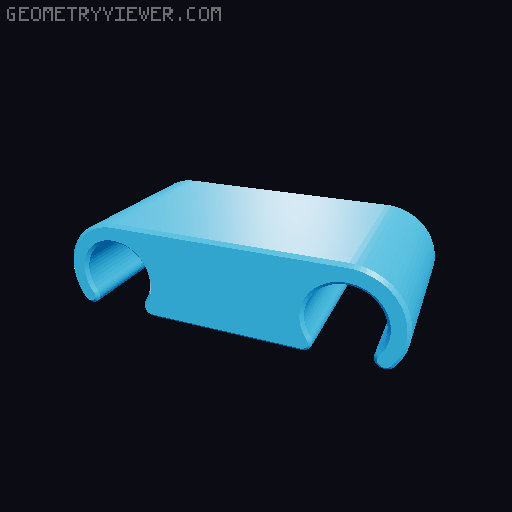 Watercooling / Radiator hose clamps 3D model thumbnail