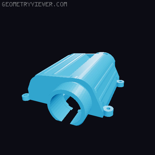 PVS 420 thermal vision 50Hz low budget 18650 monocular  (256X192, 384X288, 640X512) 3D model thumbnail