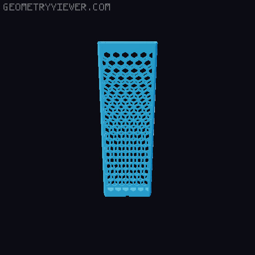 Gridfinity Hex Bins all sizes 3D model thumbnail