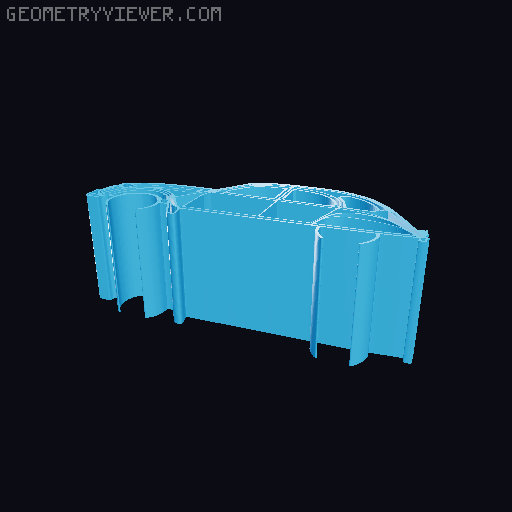 Car silhouettes! different models 3D model thumbnail