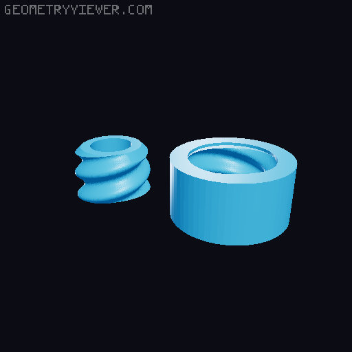 Annoying Nested Screw Gift Box 3D model thumbnail