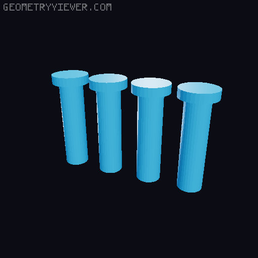 Model A Day Challenge - Day 74 - Harmonica 3D model thumbnail