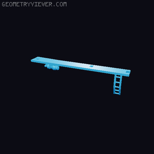 Steam Locomotive 3D model thumbnail