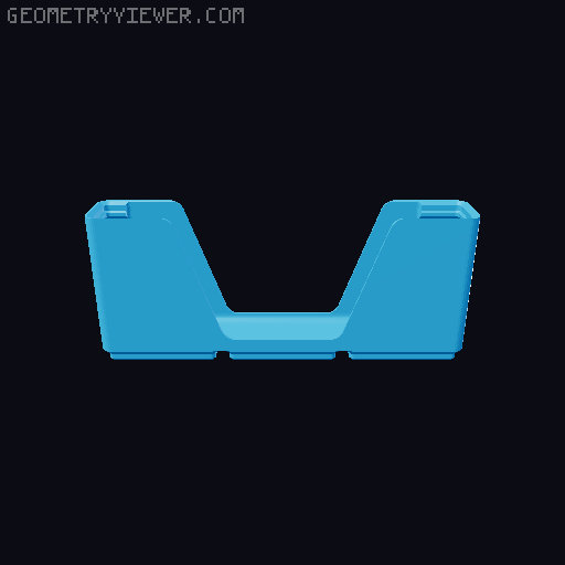 Gridfinity wall cutout collection 3D model thumbnail