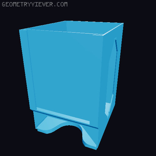 Tea Bag Dispenser - Faster Stackable & Larger 3D model thumbnail