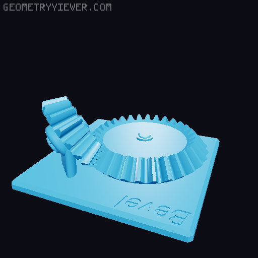 Educational Gear Examples 1 3D model thumbnail