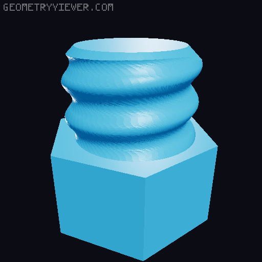 HSW Screwiverse to legacy adapter 3D model thumbnail