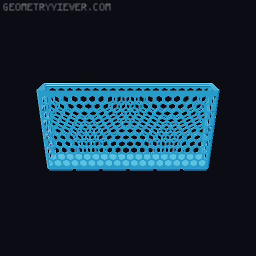 Gridfinity Hex Bins all sizes 3D model thumbnail