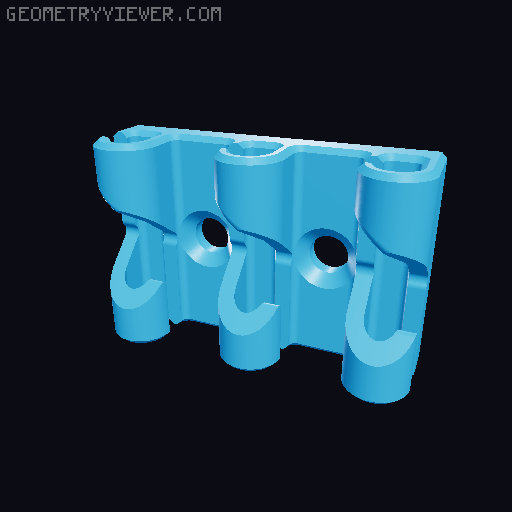 Cable Organizer 3D model thumbnail