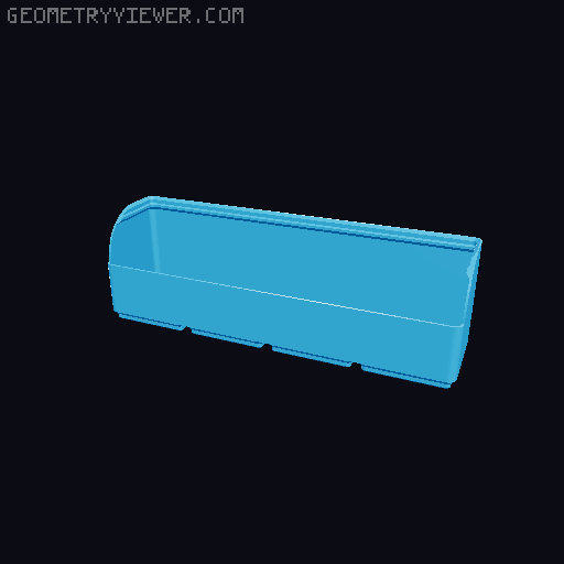 Gridfinity rouded bins collection all sizes 3D model thumbnail