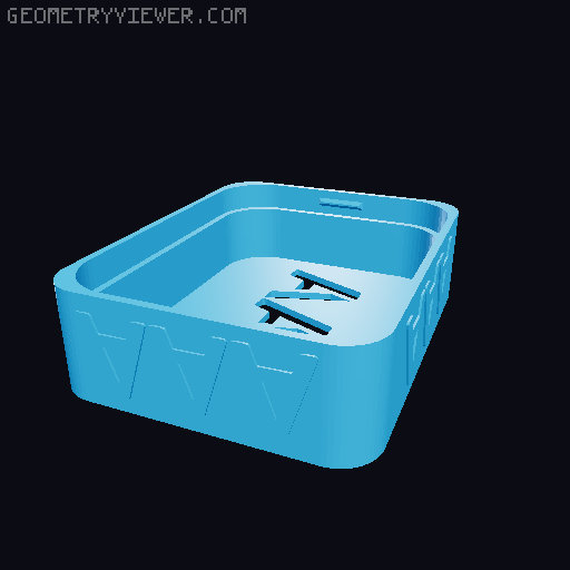 HivePack Battery Storage 3D model thumbnail