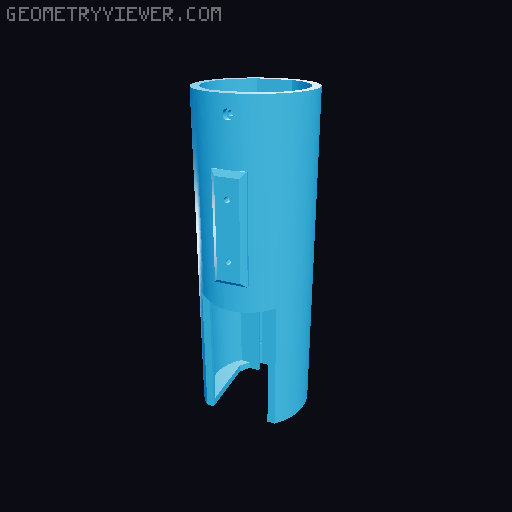 De Lisle Carbine SMILEY Nerf Blaster Body Kit 3D model thumbnail
