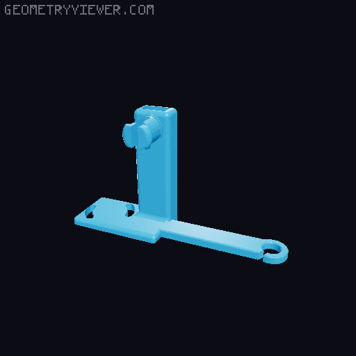 Ender 3 V3 KE Larger Filament Support 3D model thumbnail