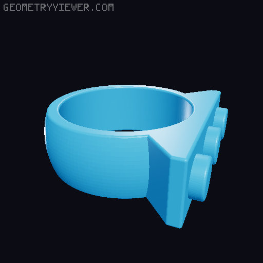 The Brick Ring of Creativity 3D model thumbnail
