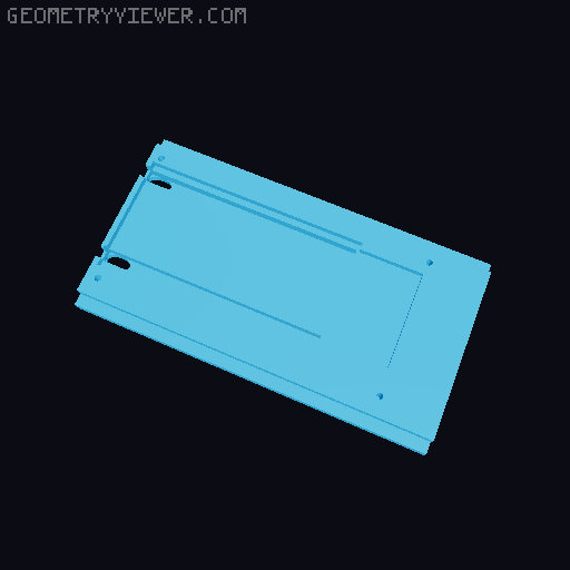 Faketec-18650 case 3D model thumbnail