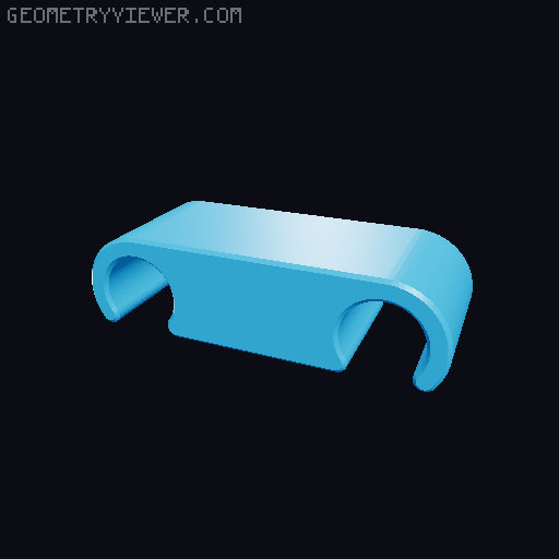 Watercooling / Radiator hose clamps 3D model thumbnail
