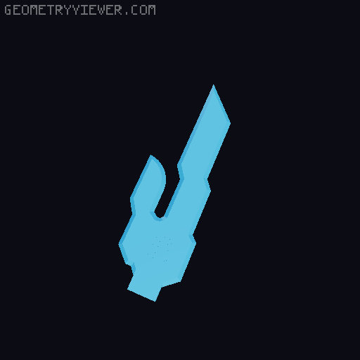 Inverted Spear of Heaven (Jujutsu Kaisen) 3D model thumbnail