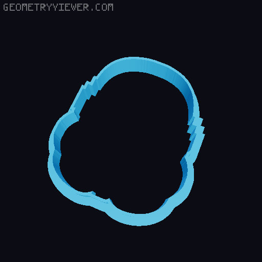 Star Wars - cookie cutter set 3D model thumbnail