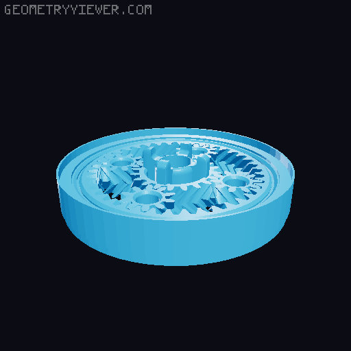 Box for Spirograph 3D model thumbnail