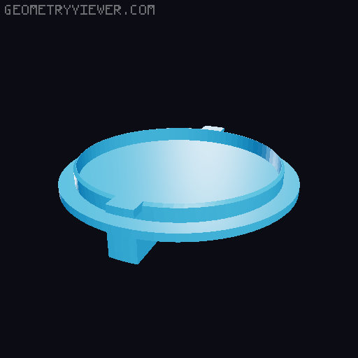 Japanese Lantern Frame 3D model thumbnail