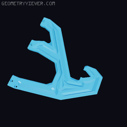 Hanging Spool Holder to Reverse Bowden Setup | Magnetic PTFE Connector 3D model thumbnail