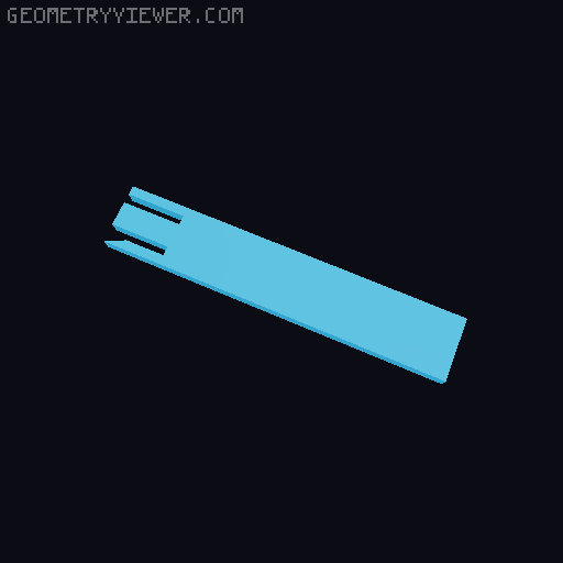 Sewing Tool - Ruffle Maker 3D model thumbnail